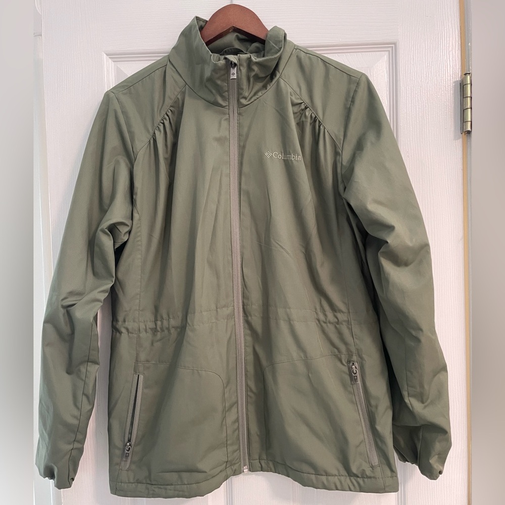 Columbia Olive Full-Zip Jacket